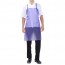 AT1067 H형 방수 앞치마 우레탄 반투명 퍼플 식당 주방 음식점 식품 회사 유니폼